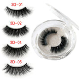 3D Thick Mink Hair False Eyelashes (#01-#25)