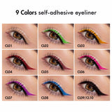 Eyeliner auto-adhésif 9 couleurs Marque privée / Vendeur de colle pour cils