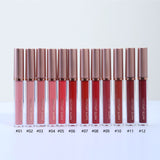 12 colors nude matte lip gloss