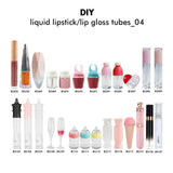 Kundenspezifischer flüssiger Lippenstift / Lipgloss mit unregelmäßiger Form 04