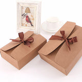 Foldable Small Gift Box Black Empty Paper Box Wholesale Gifts Packing Boxes