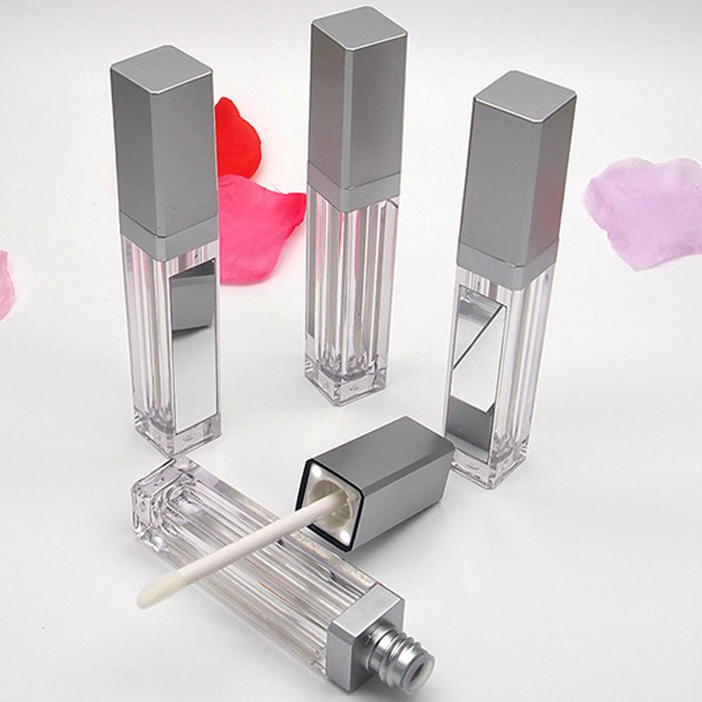 DIY Lip gloss/liquid lipstick tube with mirror and LED light