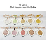 10 farbige Shell-Monochrom-Highlights