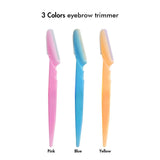 3 colors eyebrow trimmer