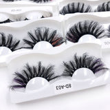 8D Eye End Colorful Fried Hair Thick Exaggerated False Eyelashes