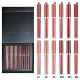 Set aus flüssigem Lippenstift und Lipliner in 17 Farben