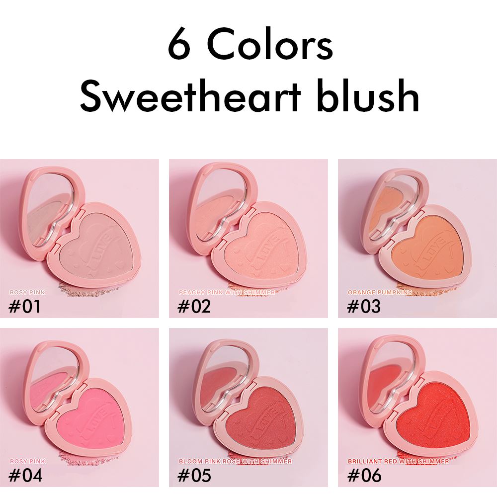 6 Colors Sweetheart Blush