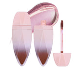 Brillo de labios de tubo degradado de hoja rosa de 34 colores (#1-#22)