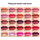 25 Colors Black Square Lid Matte Liquid Lipstick