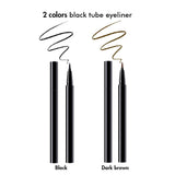 2 Farben schwarzer Tuben-Eyeliner