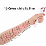 16 Colors white lip liner - MSmakeupoem.com