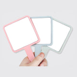 6 Colors Square Handheld Makeup Mirror