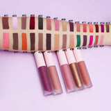 Barras de labios de tubo redondo con tapa rosa de 29 colores (50 piezas envío gratis)
