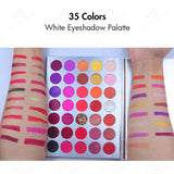 35 Colors White Eyeshadow Palatte - MSmakeupoem.com