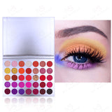 35 Colors White Eyeshadow Palatte - MSmakeupoem.com