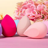 8 Colors Heart-shaped Beauty Eggs (with Box) / Makeup Sponge Customized Logo