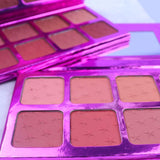 8 Colors Star Embossing Nude Blush Palette
