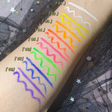 Eyeliner Liquide Imperméable Fluorescent 8 Couleurs