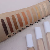 10 Colors Matte White Lid Liquid Concealer