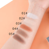 5 colors Small silver block contouring highlighting powder