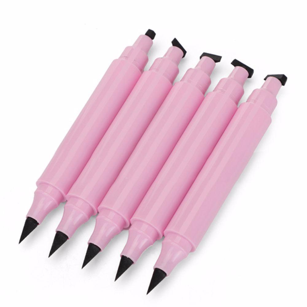 4 Kinds 2 in 1 Pink Tube Eyeliner Seal & Pen