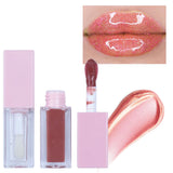 34 Colors Pink Square Cover Big Brush Lip Gloss #31-34