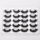 10 Pairs 3D Imitation Mink Hair Curl Thick False Eyelashes Wholesale - MSmakeupoem.com