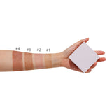 4 color square box highlighting powder