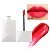 25 colors Moisturize matte White business card liquid lipstick