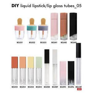 DIY Liquid Lipstick y Lip Gloss Square Tubes 05