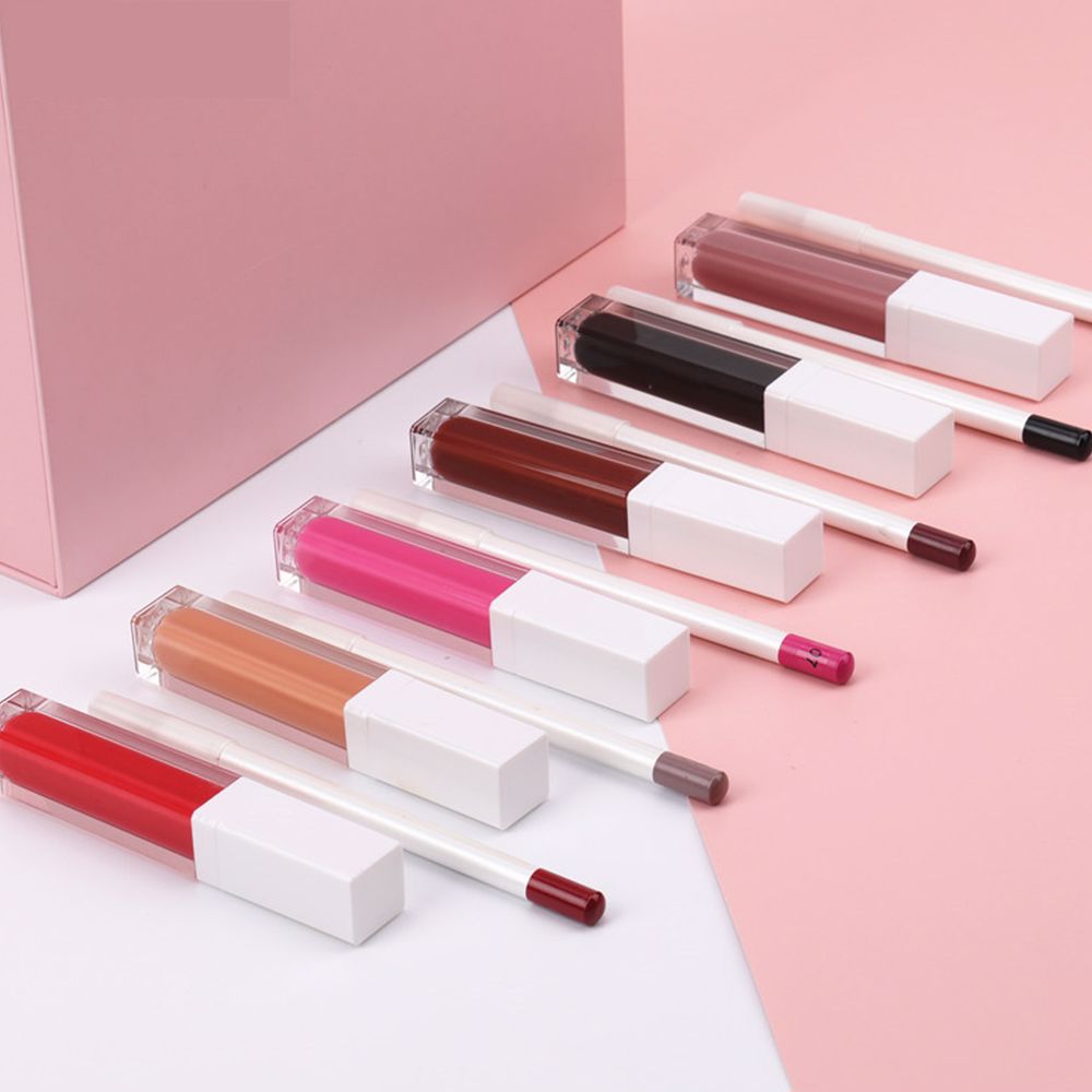 17 Colors Liquid Lipstick & Lip Liner Set - MSmakeupoem.com