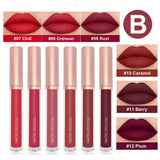 Nude Pink matte lip gloss Set (6PCS)