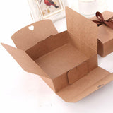 Caja de regalo pequeña plegable Caja de papel vacía negra Cajas de embalaje de regalos al por mayor