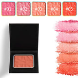 5 Colors Separately Packaged Powder Blusher (Black Box)