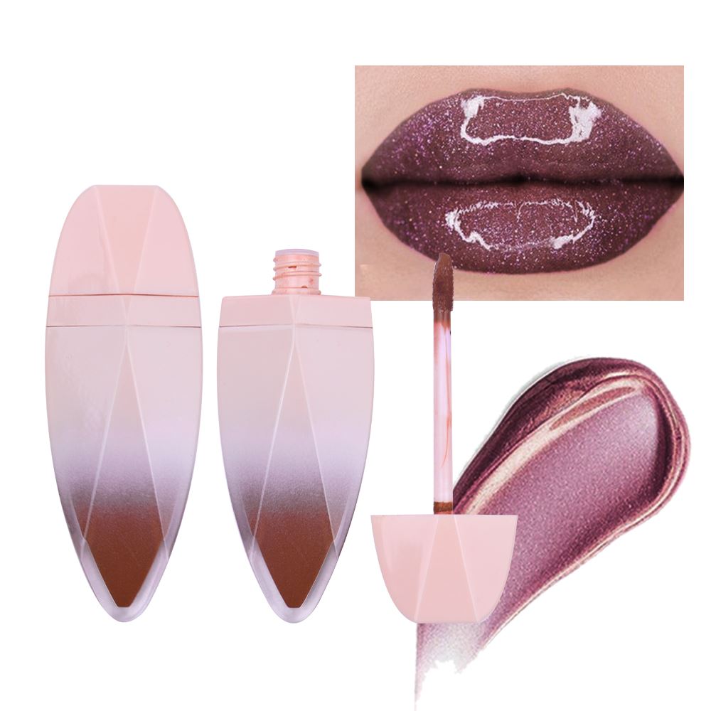 34 colors Pink leaf gradient tube lip gloss（#23-#34）