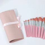 2 Colors 12pcs Candy Colors Makeup Brushes Set Custom Logo