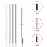 6 Colors Ultra-fine Eyebrow Pencil with White Box【30PCS Free Shipping & Free Print Logo】