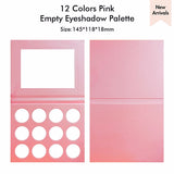 12 Colors Custom Eyeshadow Palette【50pcs】 - MSmakeupoem.com