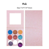 Paleta de sombras de ojos personalizada de 9 colores【20PCS Envío gratis y logotipo de impresión gratis】