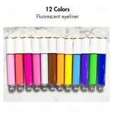 12 Colors Fluorescent eyeliner - MSmakeupoem.com