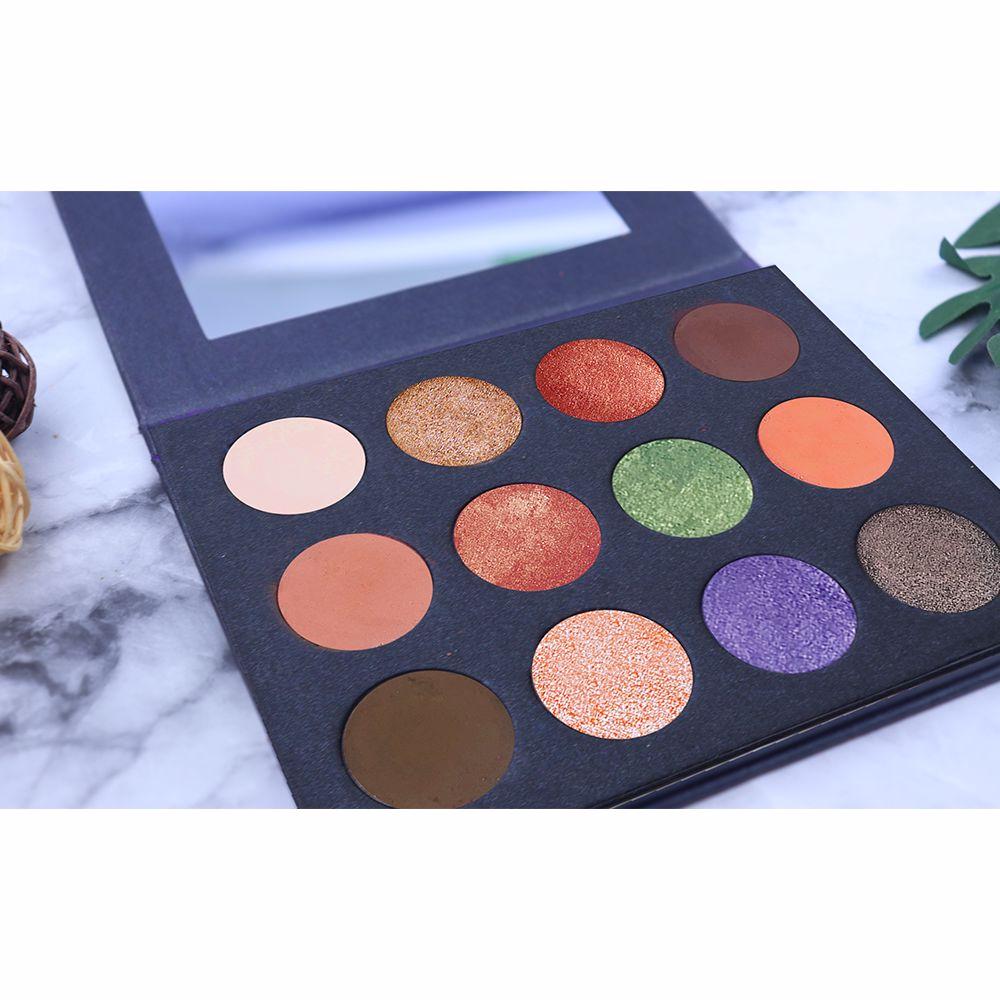 12 Colors Candy Color Black Eyeshadow Palette