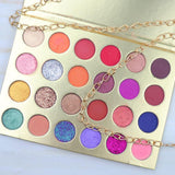 24 Colors Golden Highpigment Eyeshadow Palette（50pcs free shipping）