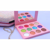 12 Colors Candy Color Pink Eyeshadow Palette（50pcs free shipping）