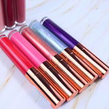 34 Colors Gold Lid Round Tube  Nude Lip Glosses - MSmakeupoem.com