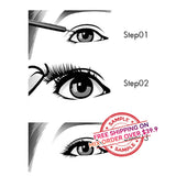 2 Pairs Of False Eyelashes With Magnetic Liquid Eyeliner - MSmakeupoem.com