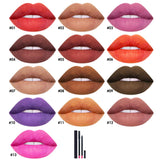 13 Farben Kreide-Lippenstifte/Lipliner