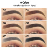 6 Farben ultrafeiner Augenbrauenstift