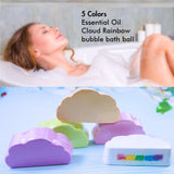 5 Colors Essential Oil Cloud Rainbow bubble bath ball