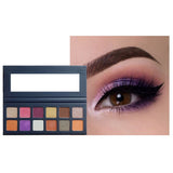 12 colors dark blue eyeshadow palette