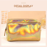 4 color waterproof laser cosmetic bag